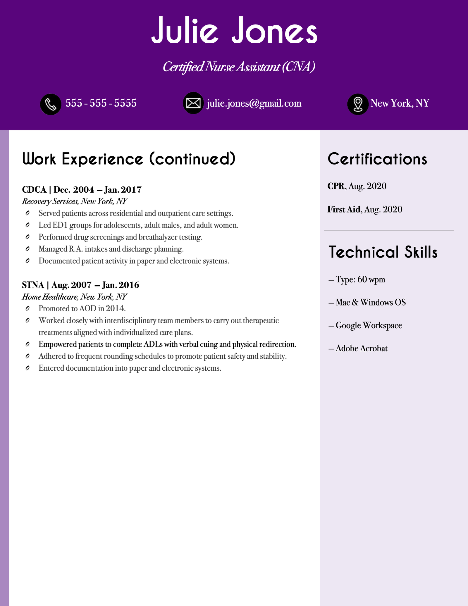sample resume p2