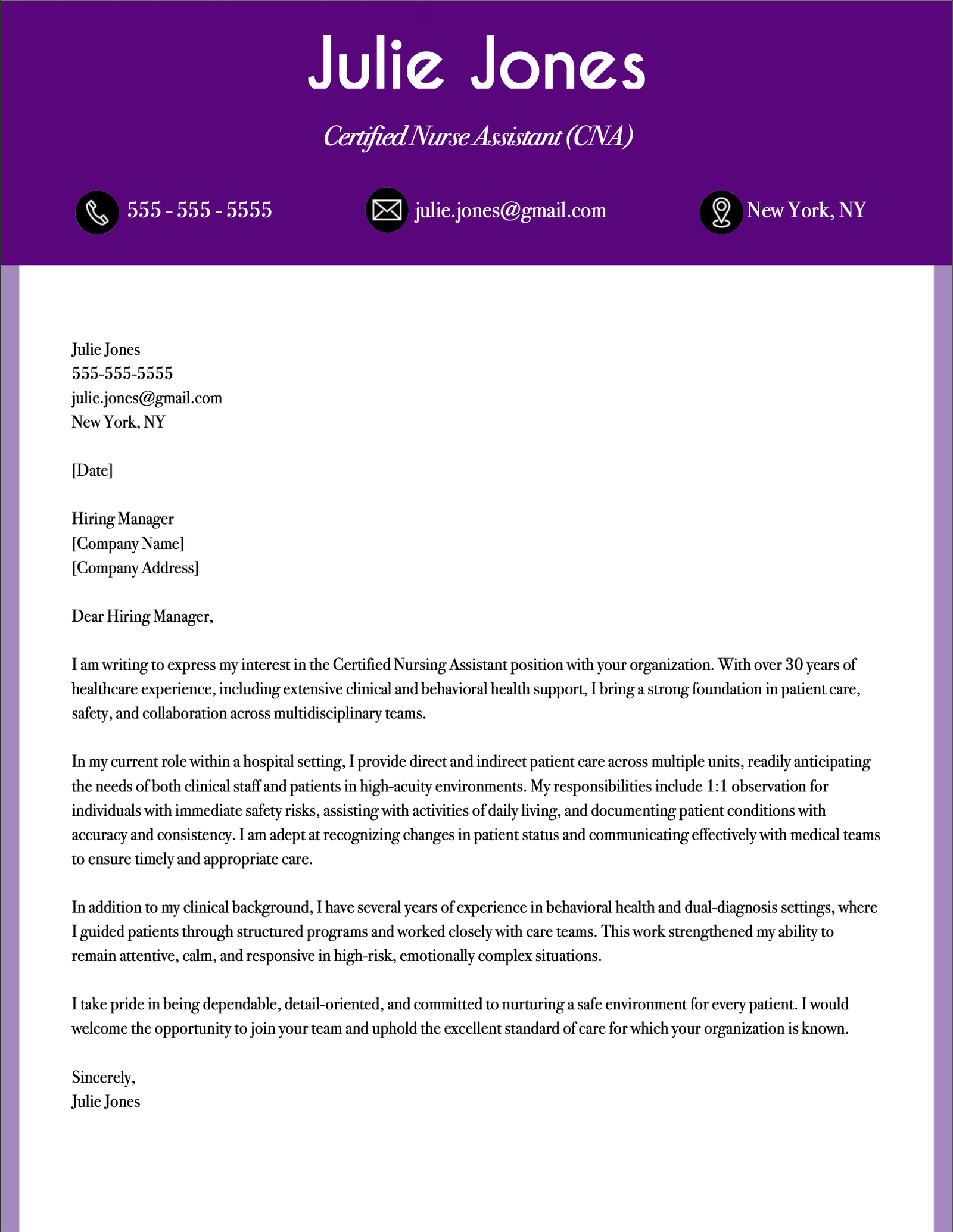 sample resume p3
